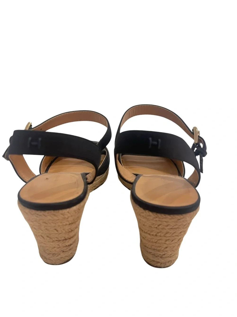 Tommy Hilfiger Gallie Espadrille Wedge Sandals Navy Blue Shoes